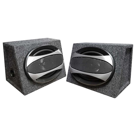Nippon 6 x 9 in. Audiodrift Loaded Max 4 Way Single Boxes Speaker CSB6900
